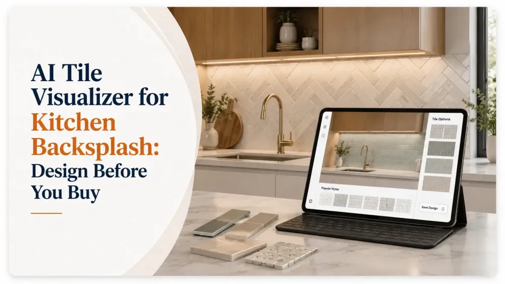 Ai Tile Visualizer for Kitchen Backsplash: Tervezze meg vásárlás előtt
