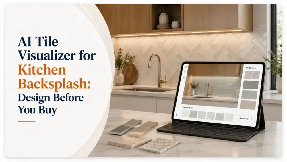Ai Tile Visualizer for Kitchen Backsplash: Tervezze meg vásárlás előtt