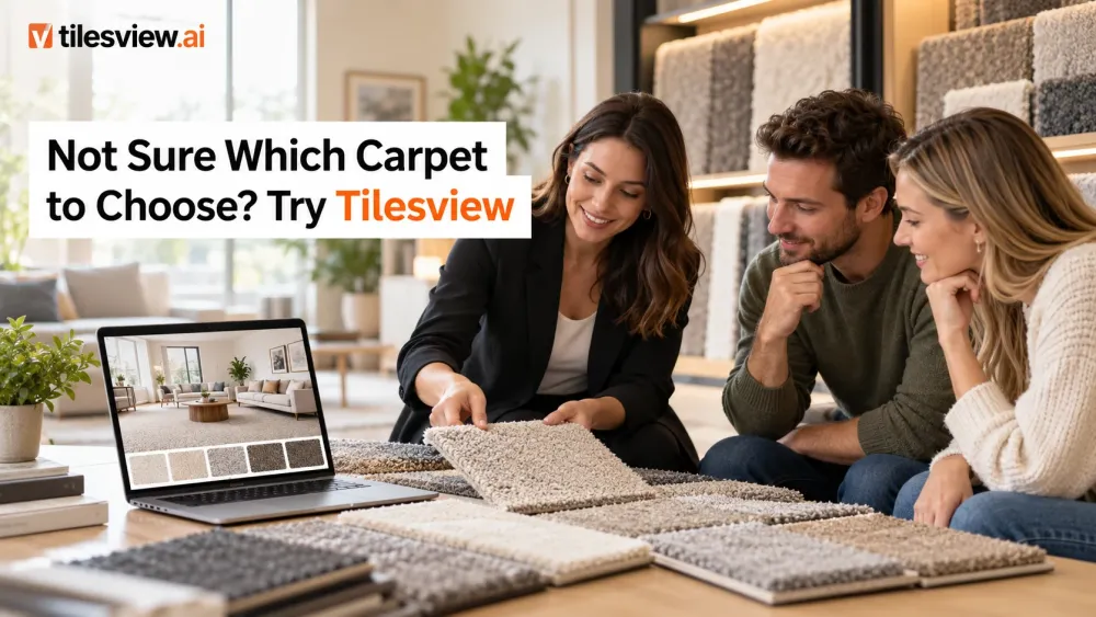 Nem biztos benne, hogy melyik szőnyeg illik a szobájához? Próbáld ki a Tilesview-t